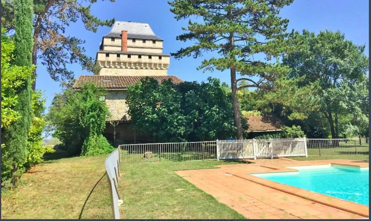 Chateau Tour Du XIII Siecle Gazaupouy Francia