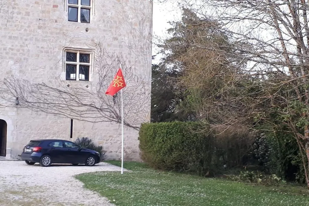 Chateau Tour Du XIII Siecle Gazaupouy Сasa de vacaciones
